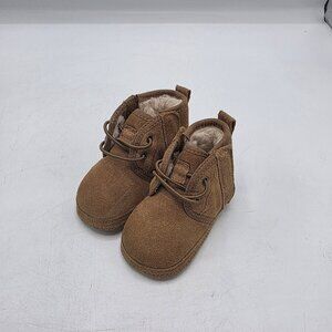 INFANT UGG NEUMEL CHESTNUT SUEDE CHUKKA BOOTS US 02/03 (1103500I)